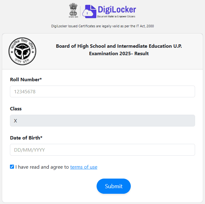UP Board Class 10th and Class 12th exam result 2025 released